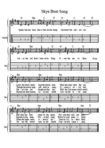 Skye boat song